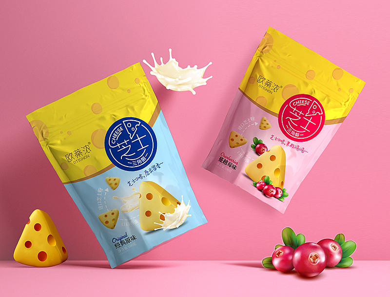 芝士三角酪包装设计