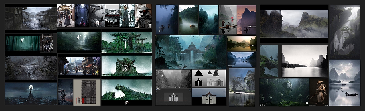 《过江行》（图ZMzE2NjU3NzMy） - 场景 - 站酷设计师山野诗人原创素材 - 站酷ZCOOL