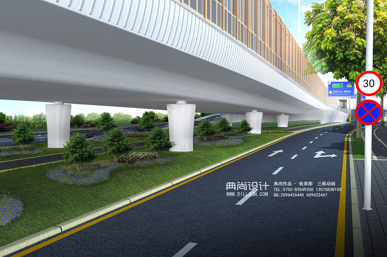 桥梁设计效果图 4