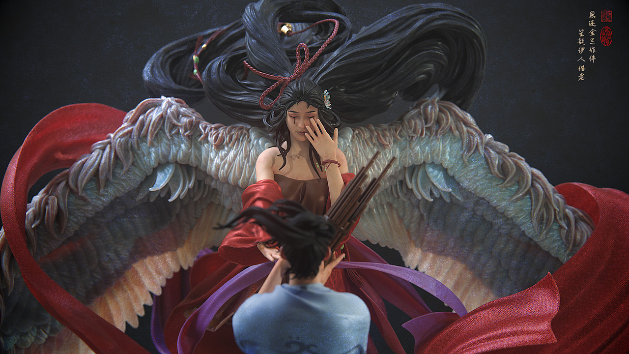 《恩还金兰作伴 笙起伊人偕老》材质版（图ZMzEyMTM5OTA0） - 人物/生物 - 站酷设计师poyin747原创素材 - 站酷ZCOOL