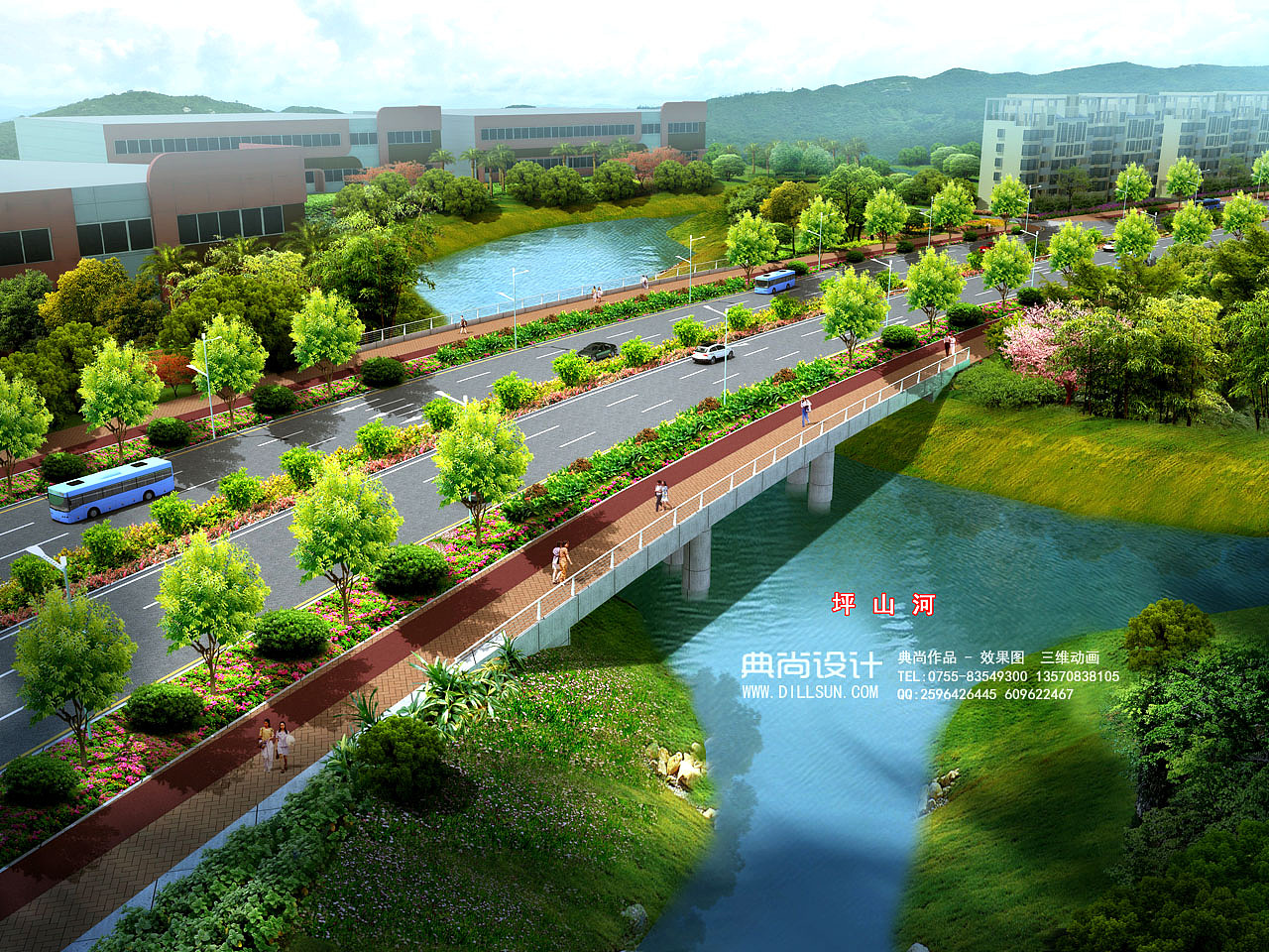 桥梁设计效果图 3