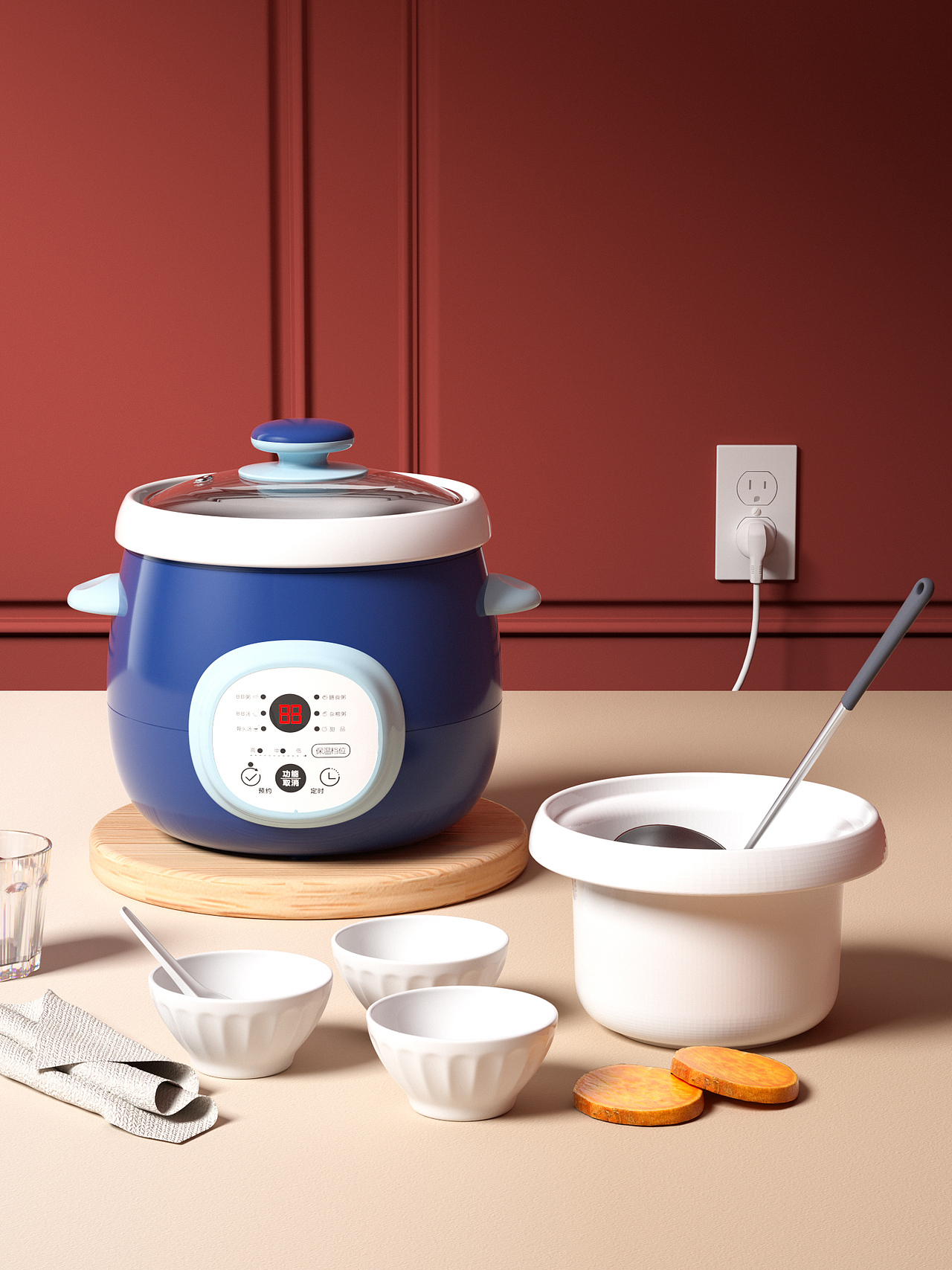 《产品渲染》2022上半年-母婴产品渲染