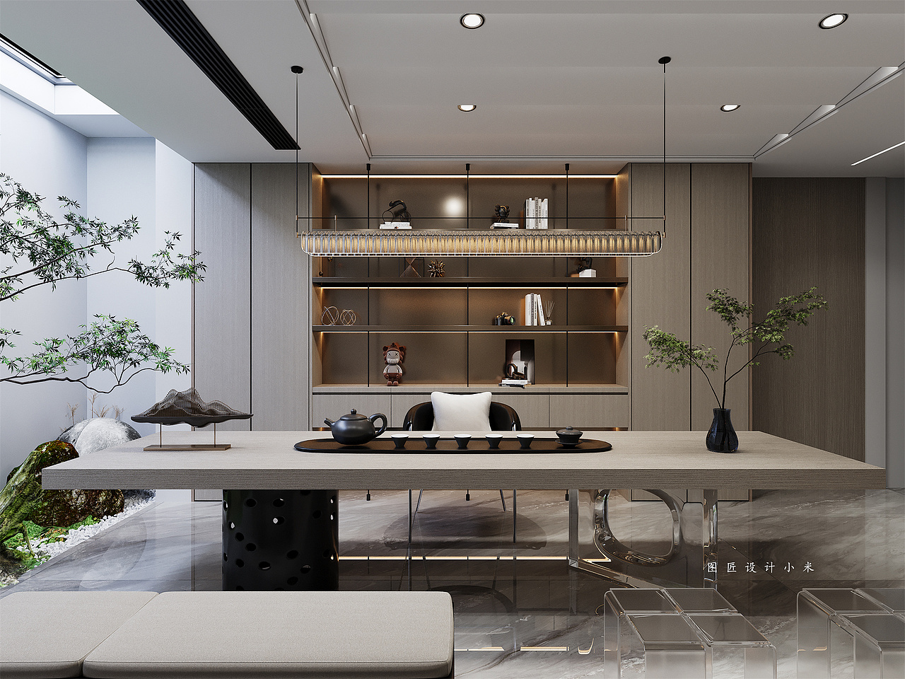 现代自建别墅设计，处处优雅精致，高级感藏不住