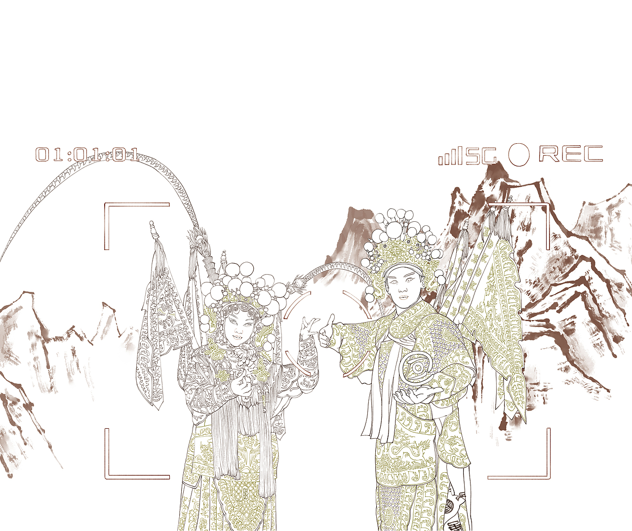 杂志国风插画合集！（图ZMzYxMDE2OTA4） - 商业插画 - 站酷设计师Z昊楠原创素材 - 站酷ZCOOL