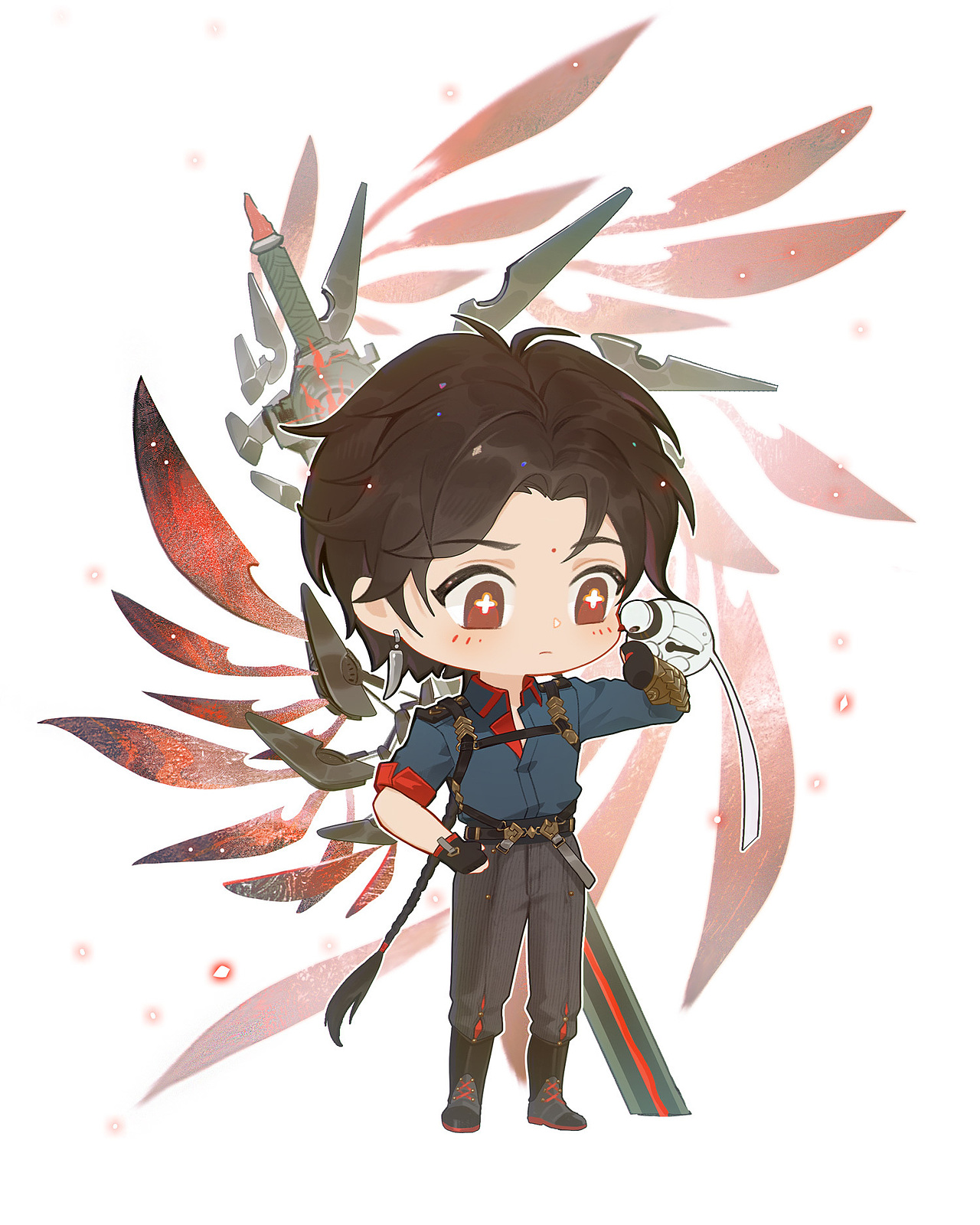 白荆回廊的几个Q版（图ZMzY3MDkyMjY4） - 商业插画 - 站酷设计师华哗画花桦儿原创素材 - 站酷ZCOOL