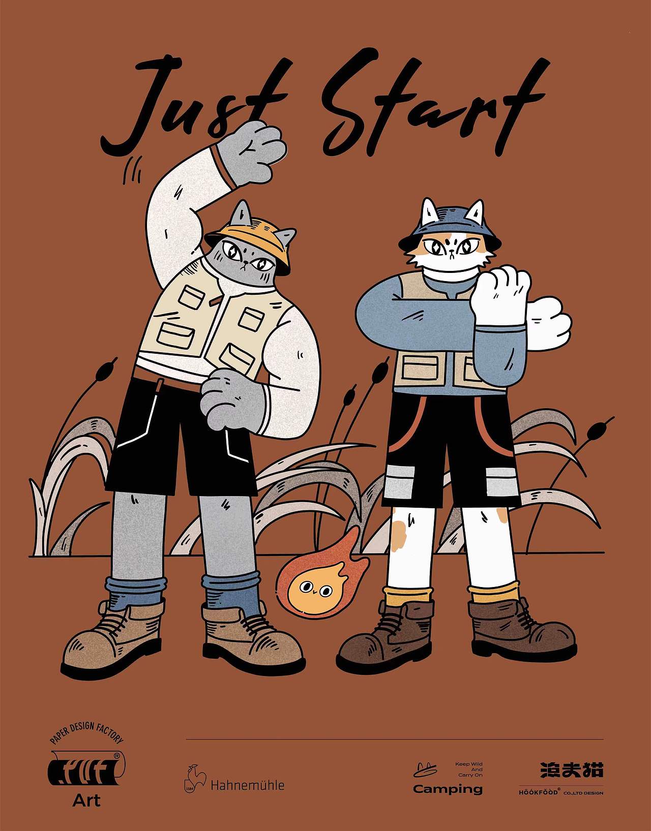 HOOKCAT 系列插画（图ZMzA0MjIwNzQw） - 商业插画 - 站酷设计师水母咪原创素材 - 站酷ZCOOL