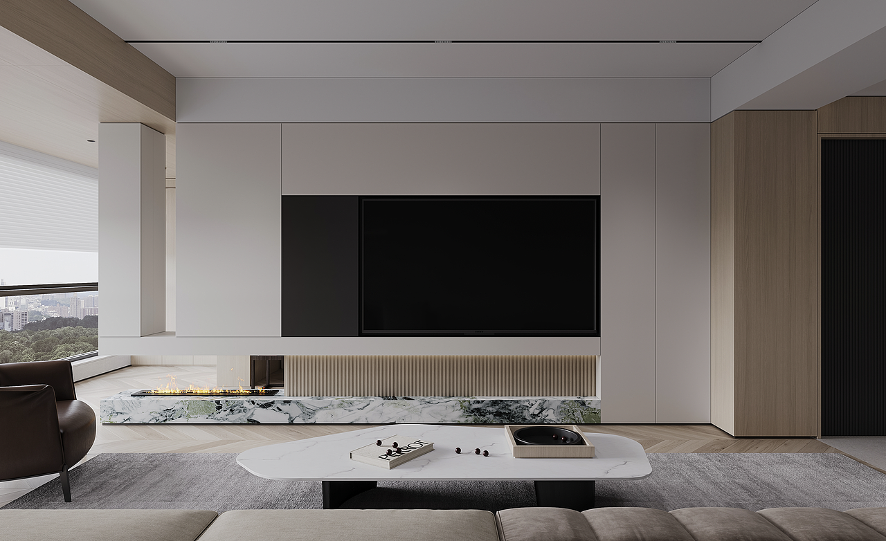 131㎡围绕原木风的现代和中式