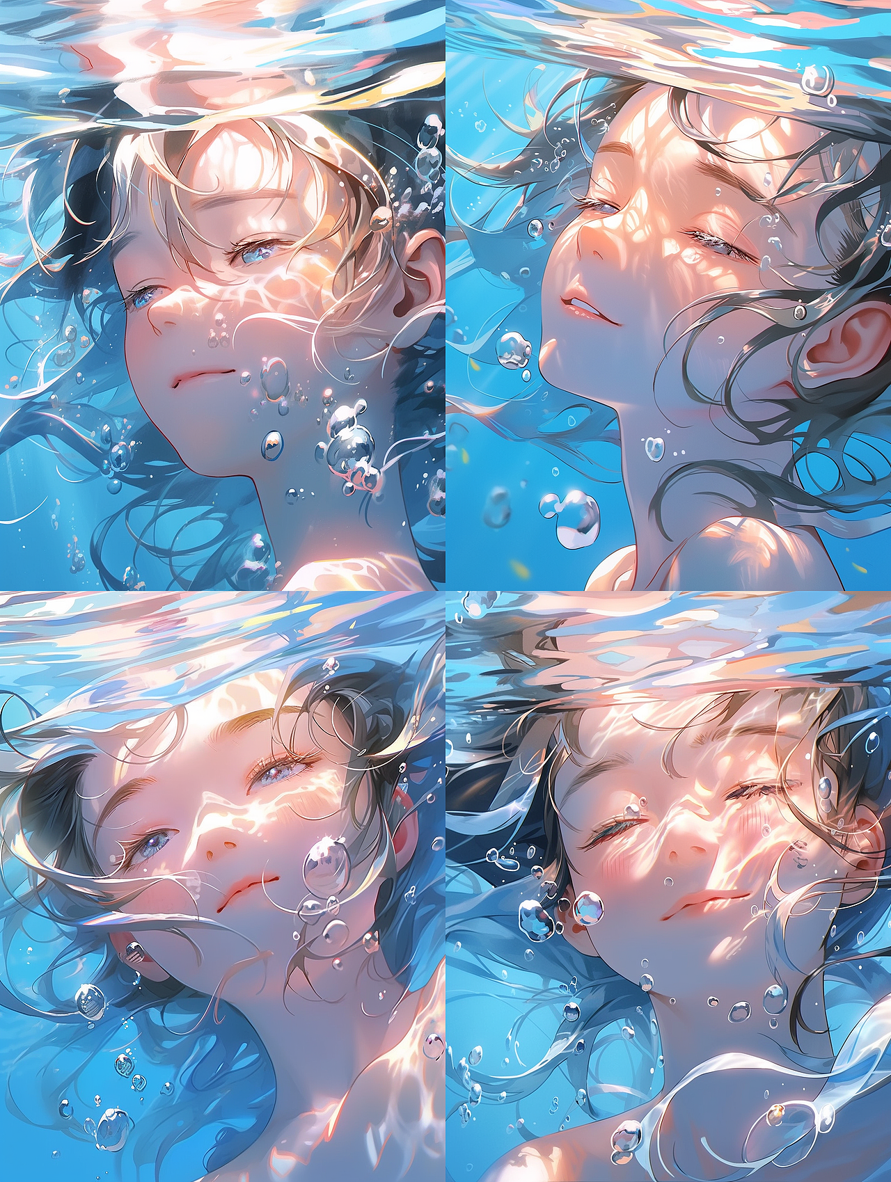 潮汐之梦（用AI画出梦境）（图ZMzYxNTU0MjI0） - 海报 - 站酷设计师Sal飒原创素材 - 站酷ZCOOL