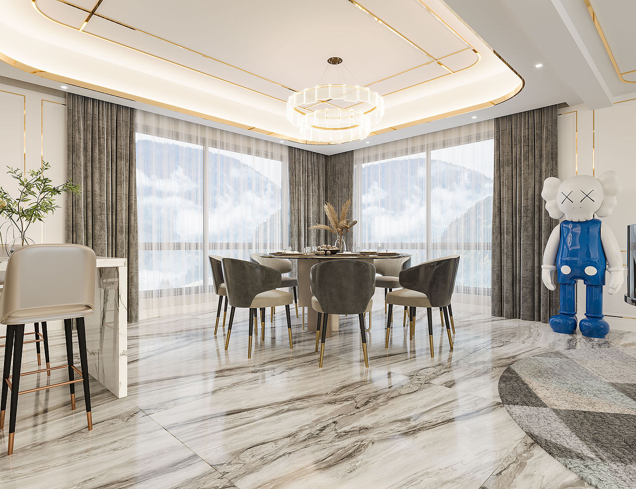 现代轻奢风,恰到好处的精致!