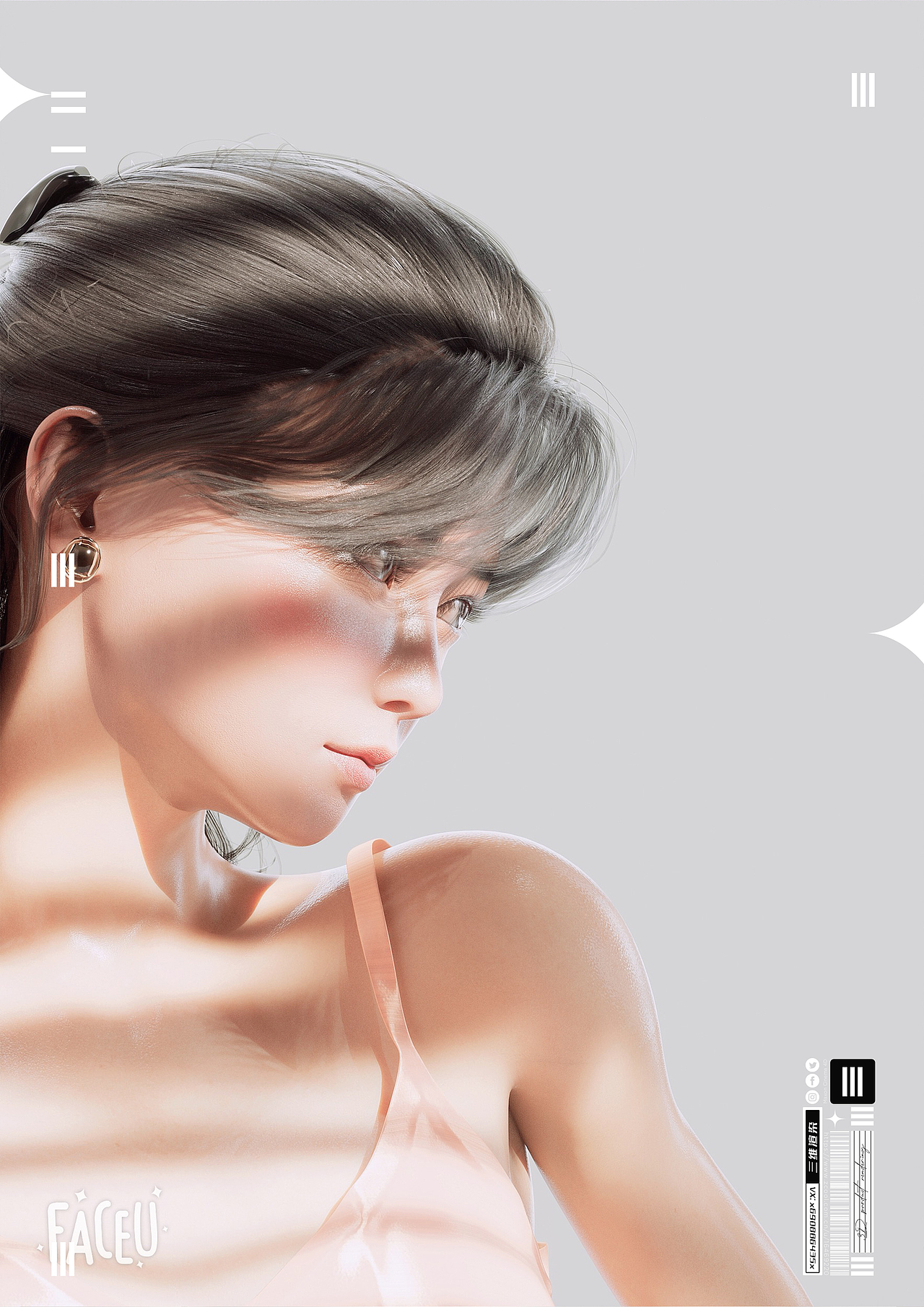 C4D角色设计 I睡衣女孩（图ZMzE0Njc5MDA4） - 人物/生物 - 站酷设计师夏先生k原创素材 - 站酷ZCOOL