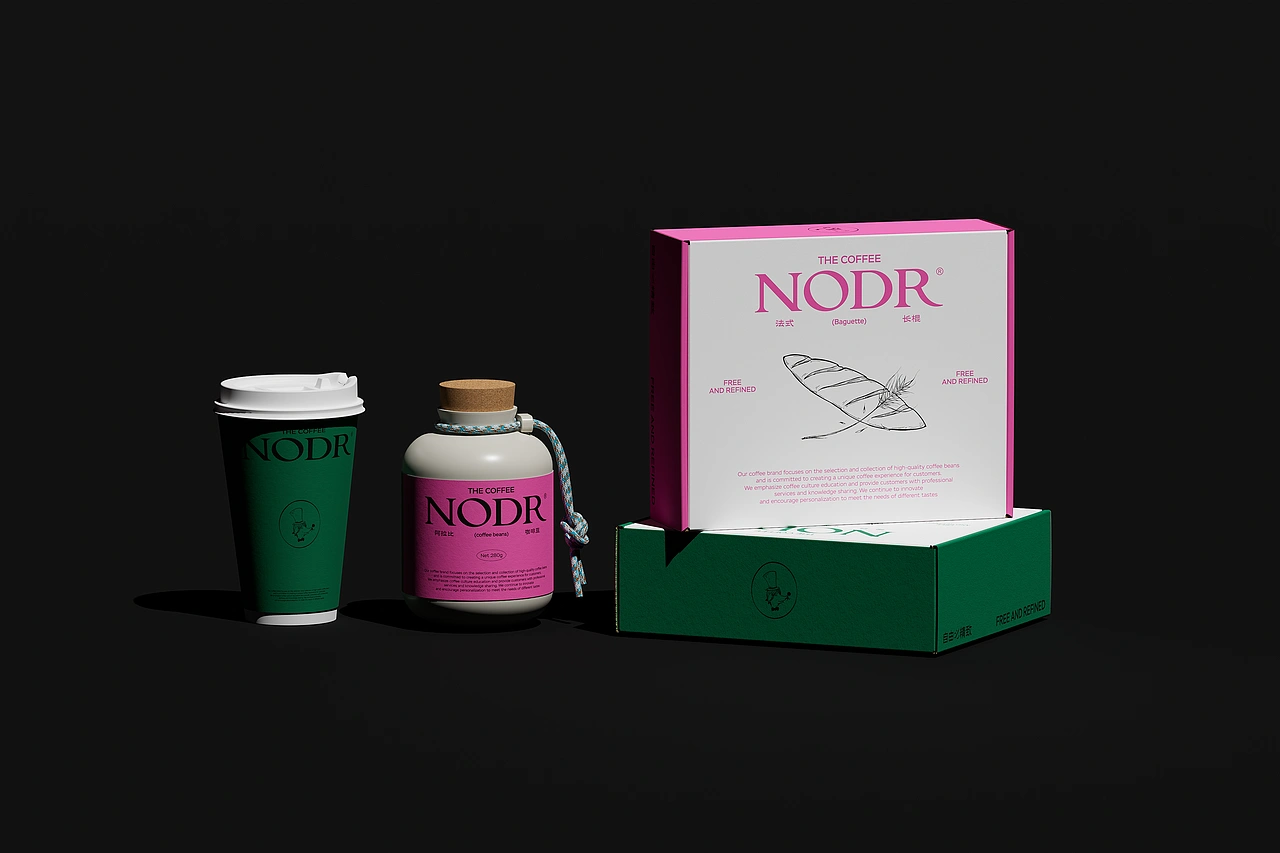 NODR COFFEE 品牌设计 | 奶茶 茶饮 咖啡品牌包装设计