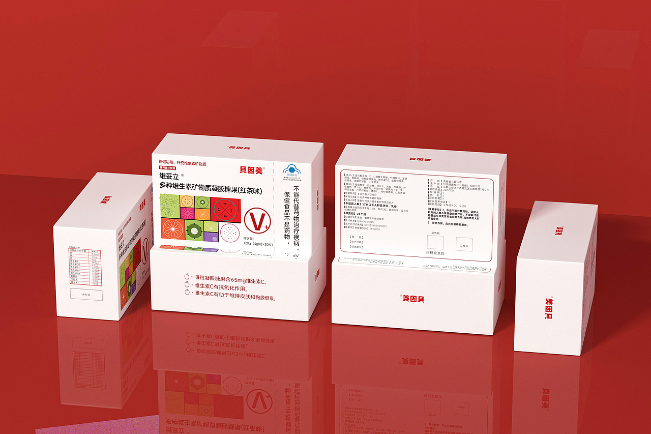贝因美多种维生素凝胶糖果（红茶味）（图ZMzQ3NzYxNDcy） - 包装 - 站酷设计师慕小云城原创素材 - 站酷ZCOOL