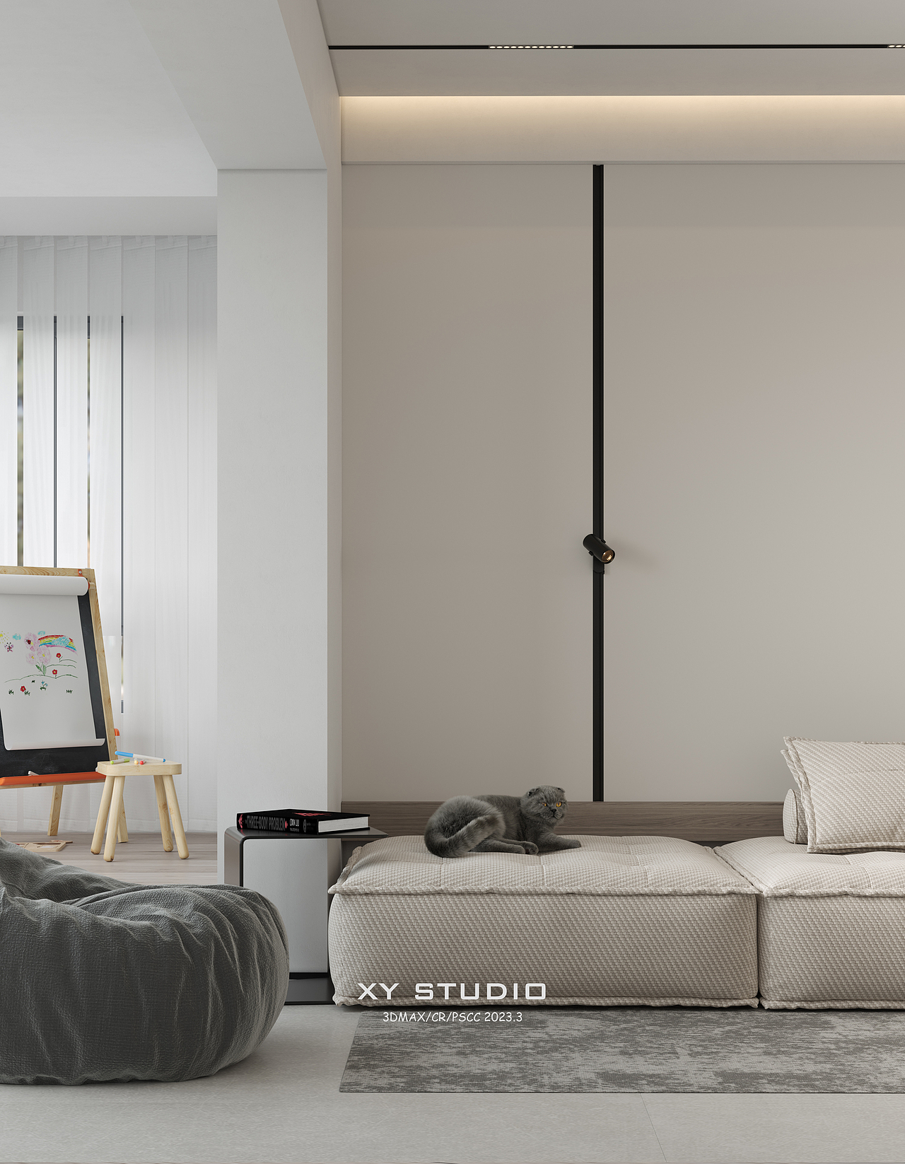 太原中铁诺德云著现代极简（图ZMzM1NDk2MzY0） - 家装设计 - 站酷设计师真难不知道叫啥原创素材 - 站酷ZCOOL