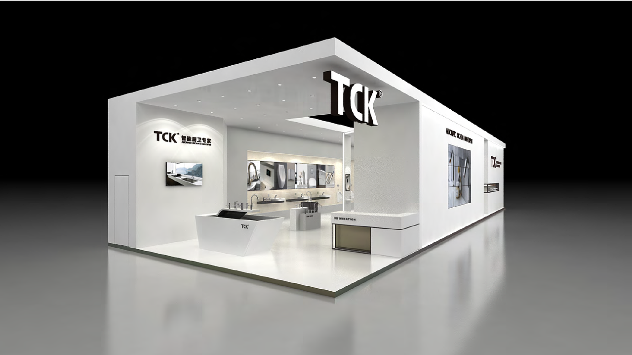 卫浴公司展台设计—展览展示设计师（图ZMzY2NzU0MDgw） - 建筑/空间 - 站酷设计师宅猫工作室原创素材 - 站酷ZCOOL
