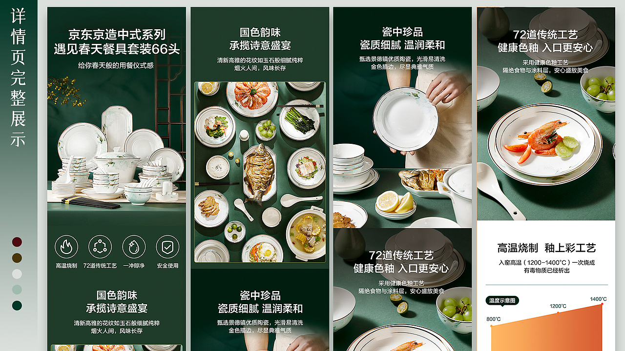 京东京造|遇见春天系列主题餐具