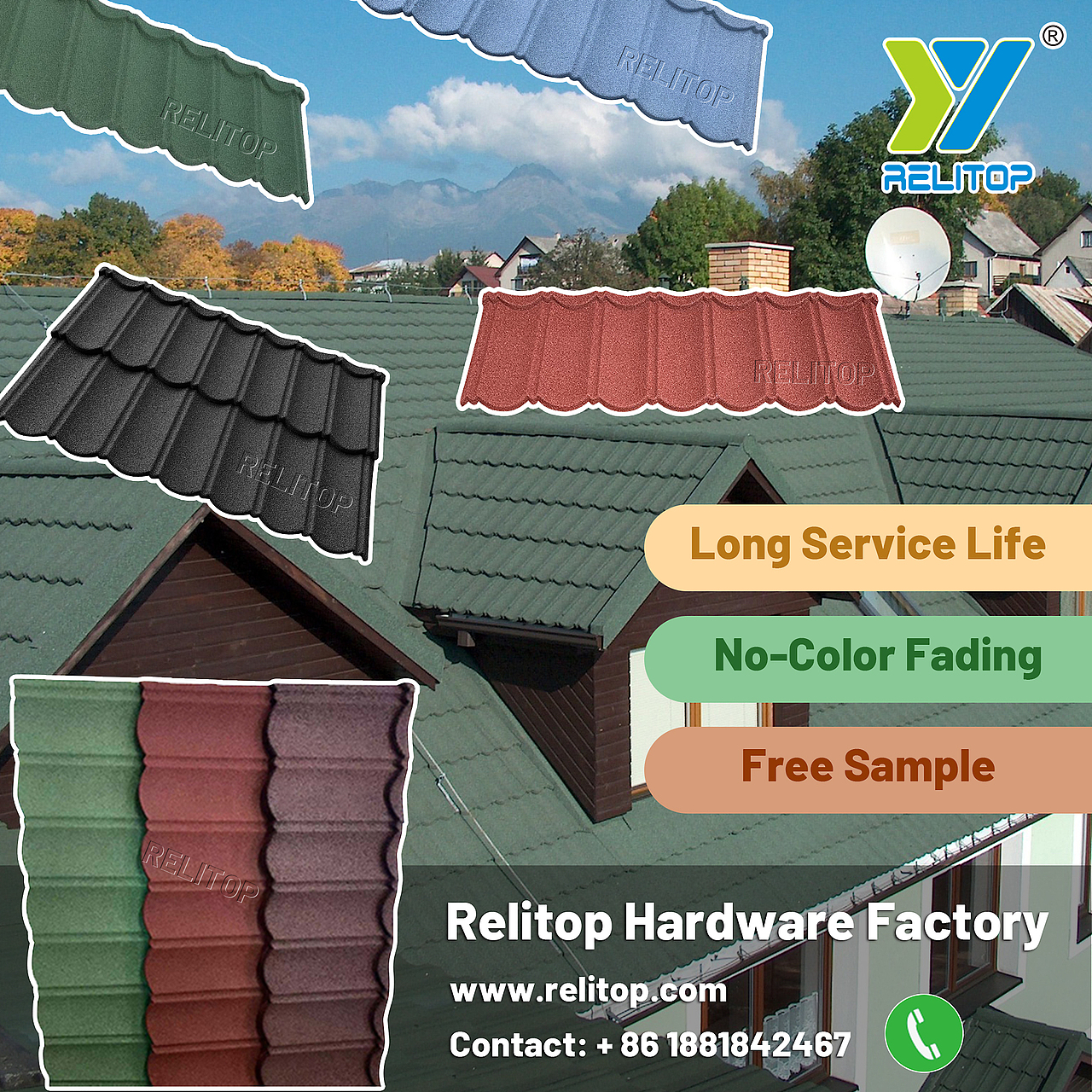 彩石金属瓦（图ZMzY3MjI2ODM2） - 其他 - 站酷设计师Z99037857原创素材 - 站酷ZCOOL