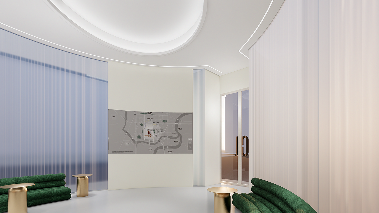 su+Enscape地产城市展厅设计渲染