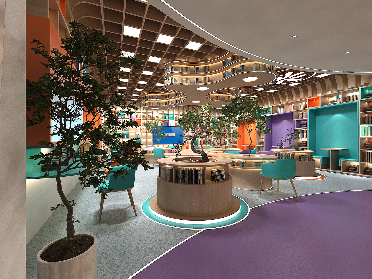 学校最美图书馆设计