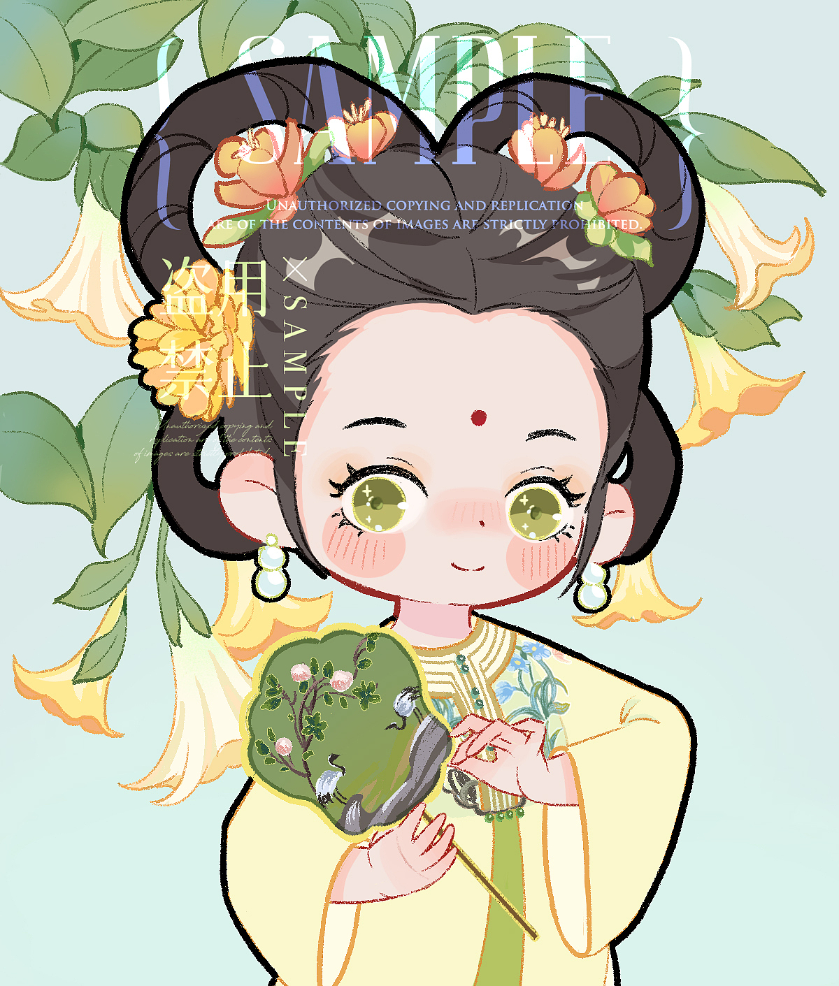 金陵十二钗（图ZMzY5MjY3MTky） - 商业插画 - 站酷设计师glin小铃铛原创素材 - 站酷ZCOOL