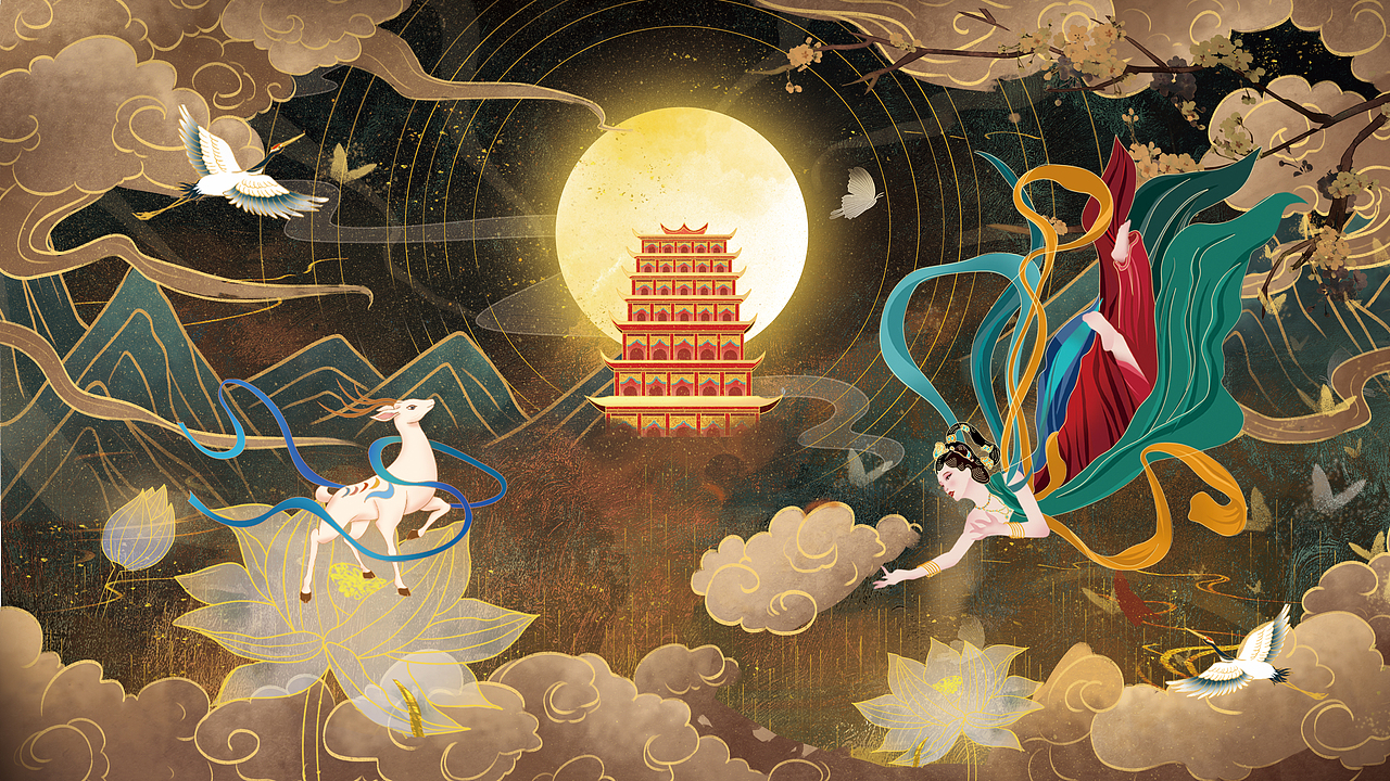 包装设计 | 敦煌飞天月饼系列