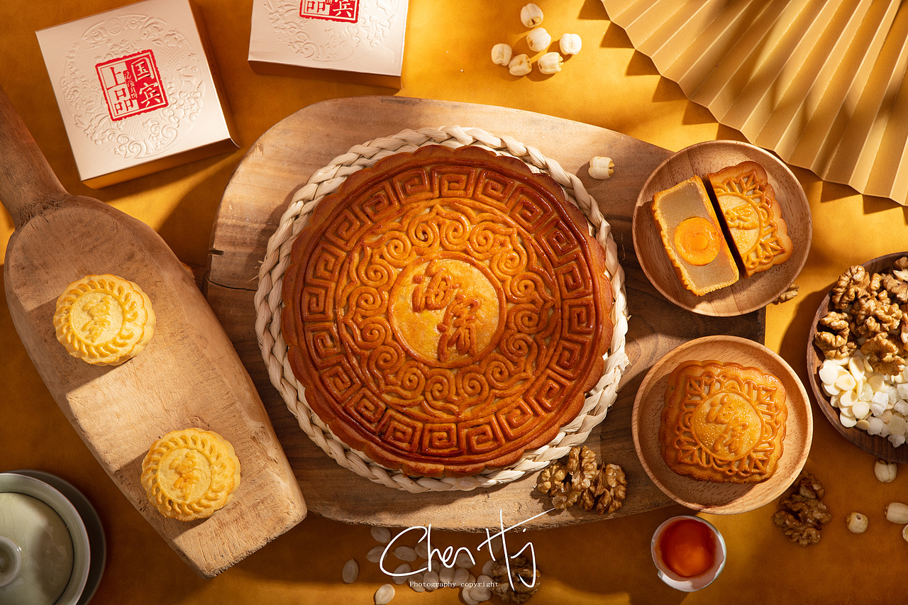 海滨宾馆x月饼礼盒拍摄