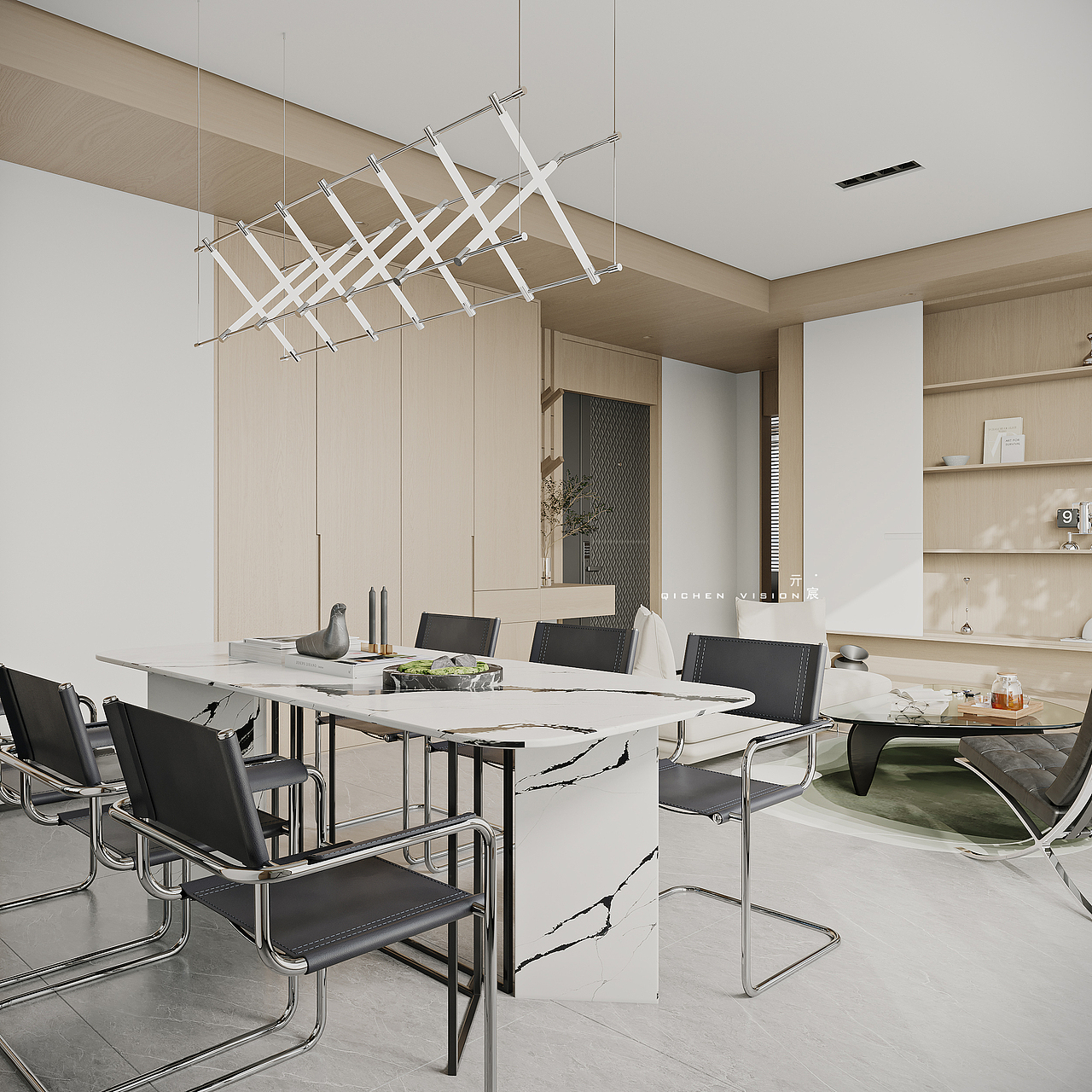 現(xiàn)代家裝--天空之境（圖ZMzIzMDUwNjA0） - 家裝設(shè)計(jì) - 站酷設(shè)計(jì)師亓宸視覺設(shè)計(jì)原創(chuàng)素材 - 站酷ZCOOL