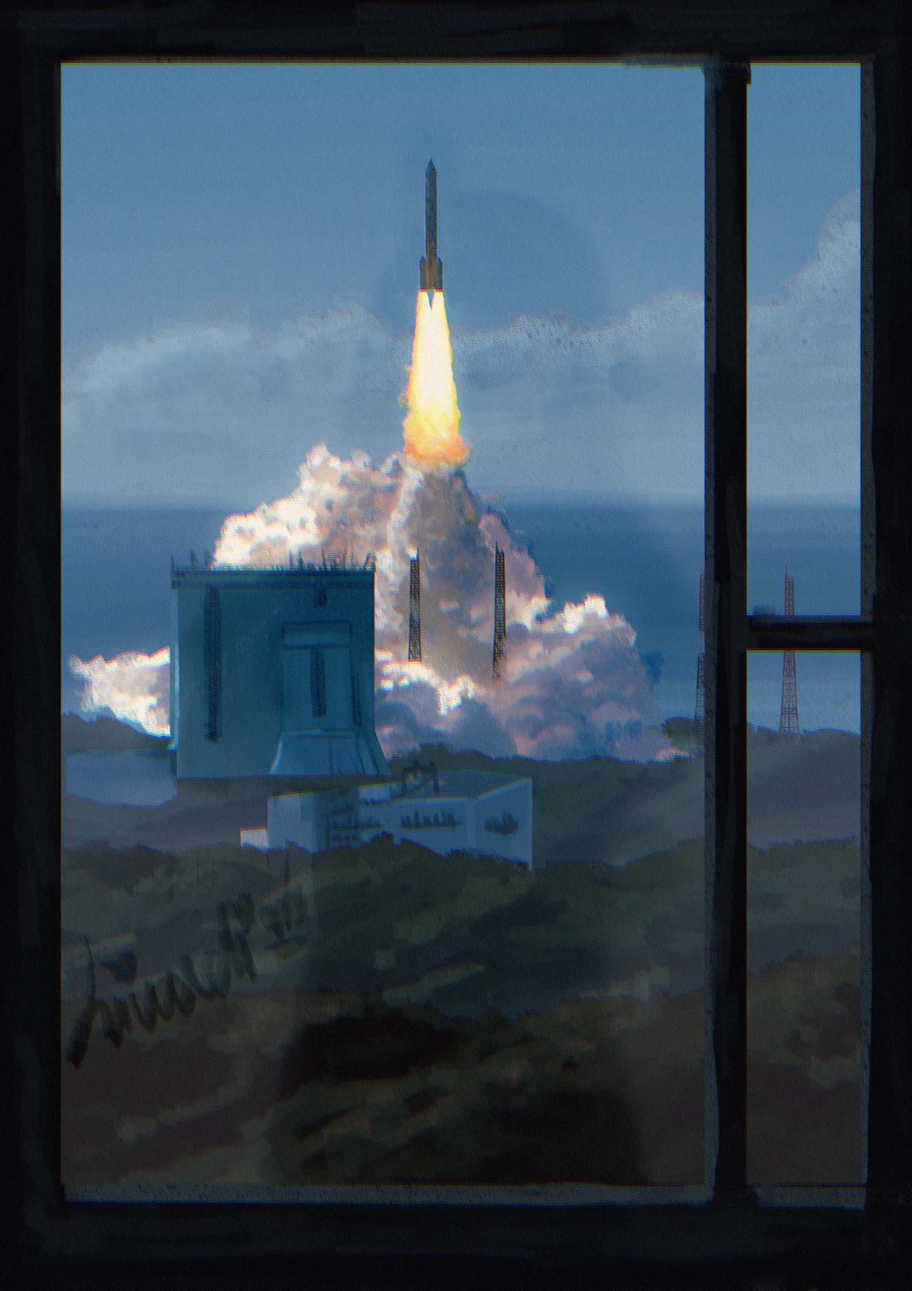 要是能亲眼看看火箭发射应该会很激动吧