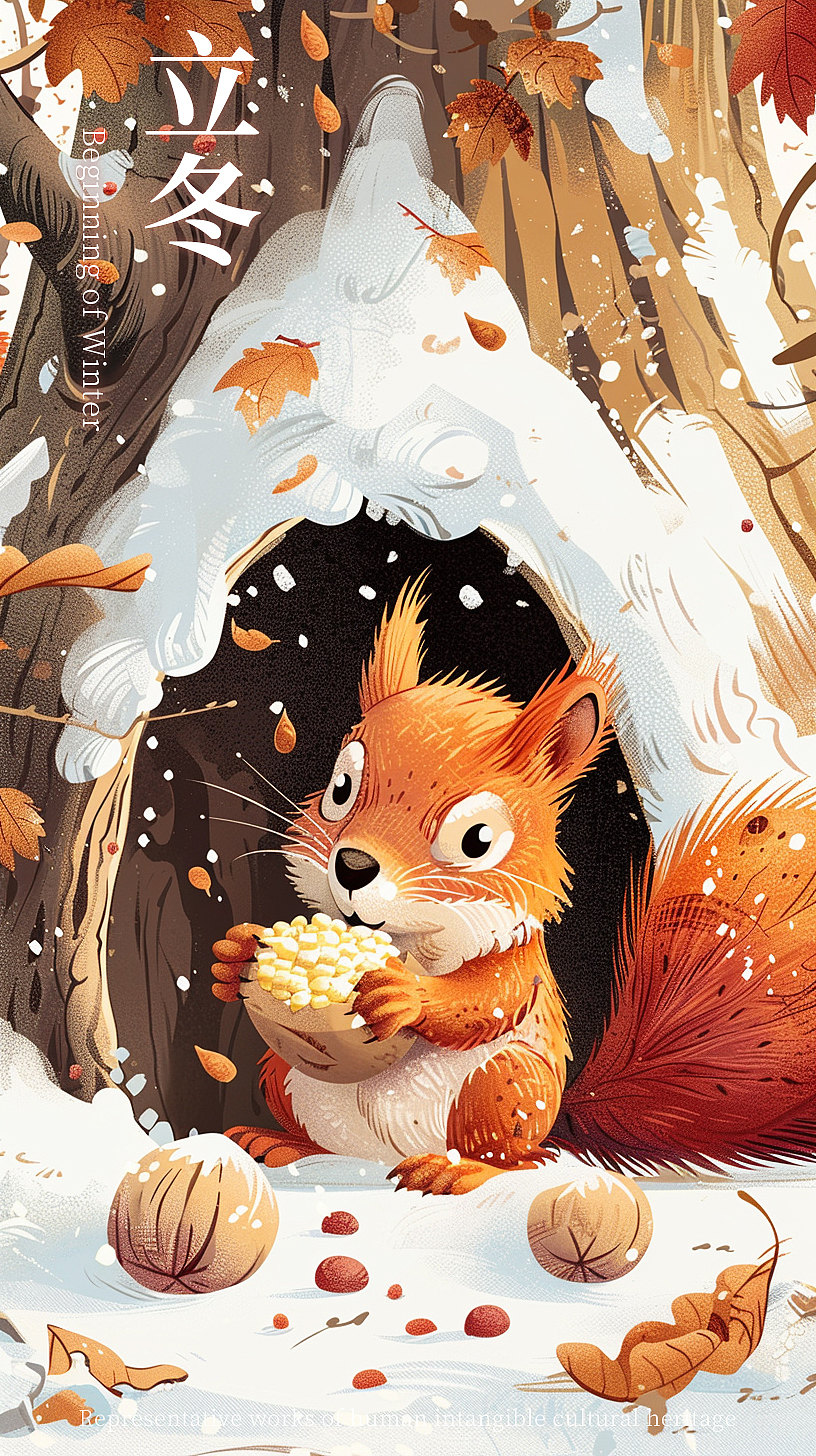 二十四节气AI插画，之前接的单子（图ZMzY3MTY3NTA4） - AI作品 - 站酷设计师I虫子I原创素材 - 站酷ZCOOL