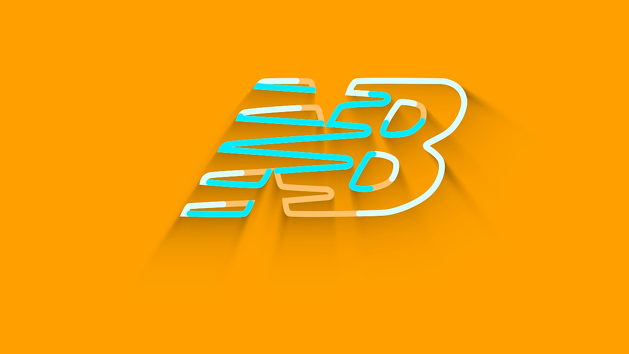 new balance品牌LOGO演绎动画
