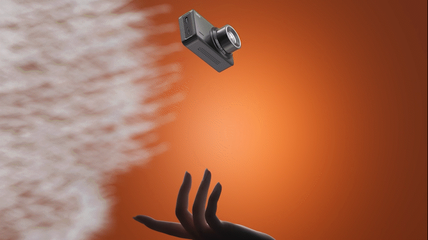 GKU 「D500」dash cam 行车记录仪相机亚马逊产品动画