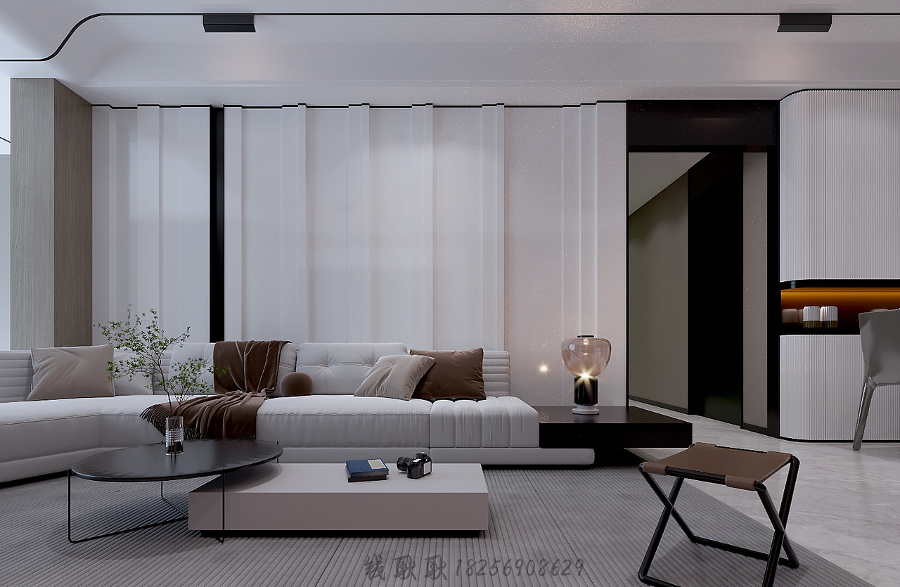 上锦花园128平设计案例+效果图