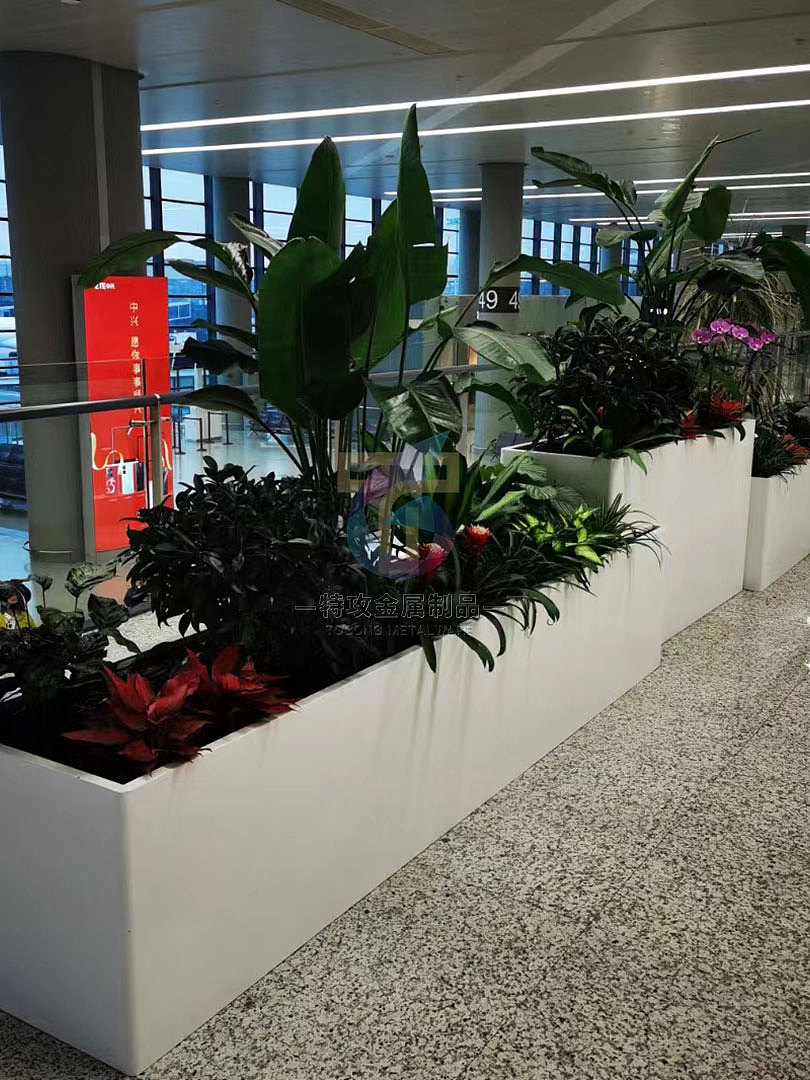 市政路政不锈钢花箱大花盆厂家定制