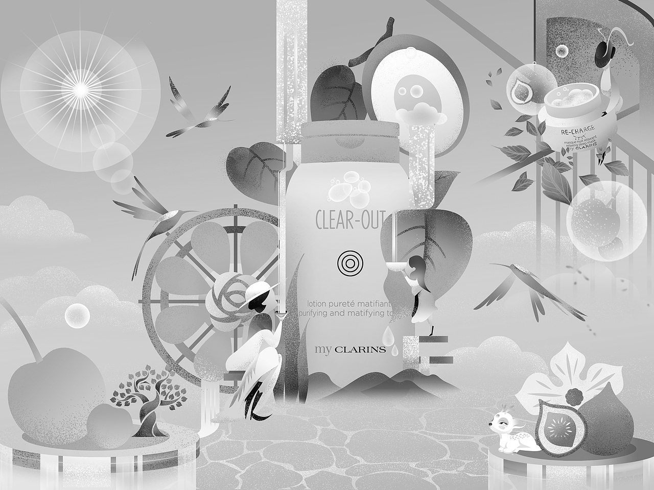 my CLARINS | 寻找天然好食肌（图ZMzQ1OTAxNDky） - 海报 - 站酷设计师CICI先生原创素材 - 站酷ZCOOL