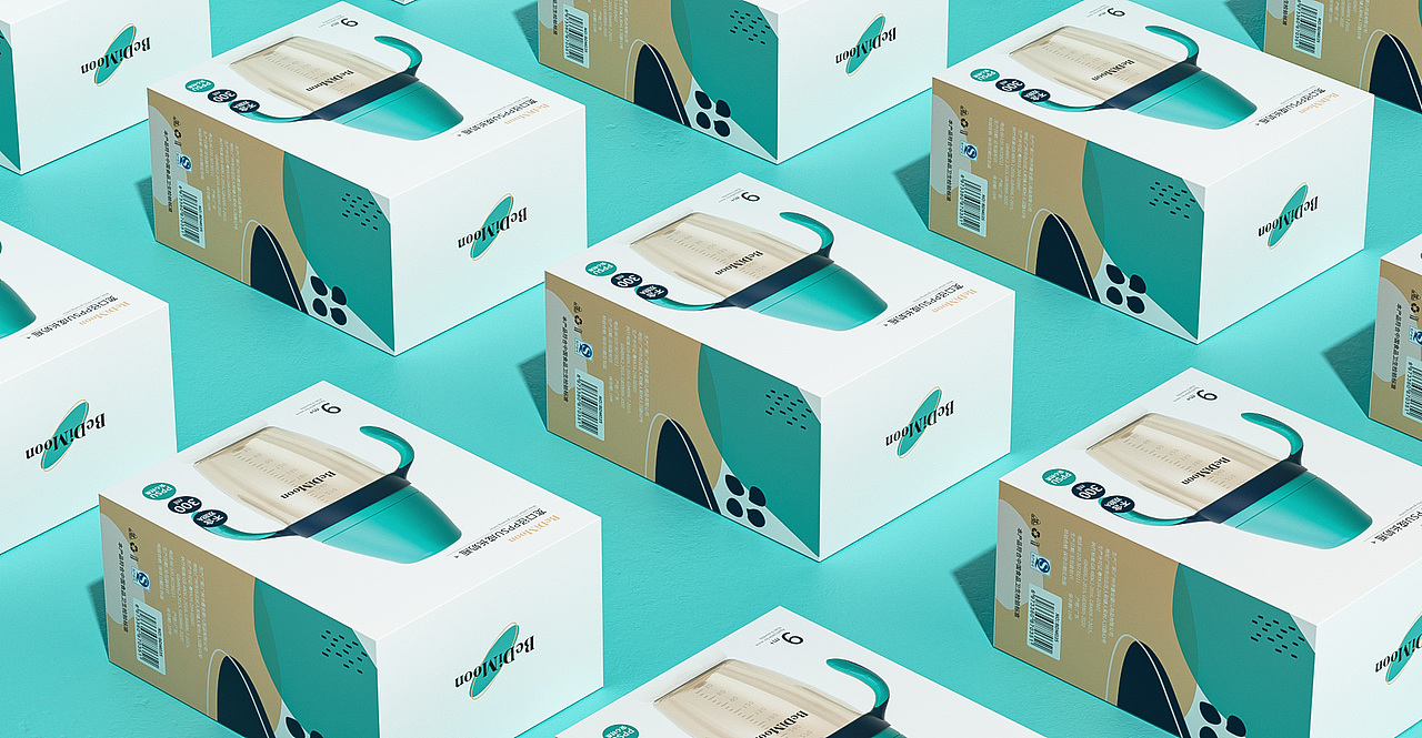 母婴系列奶瓶包装设计