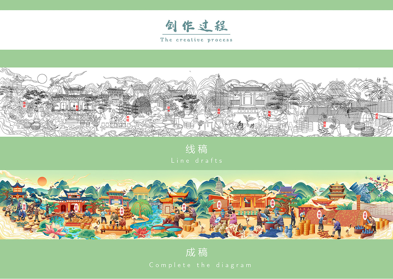 毕业设计：《忆·瓷》——陶瓷工艺插画设计