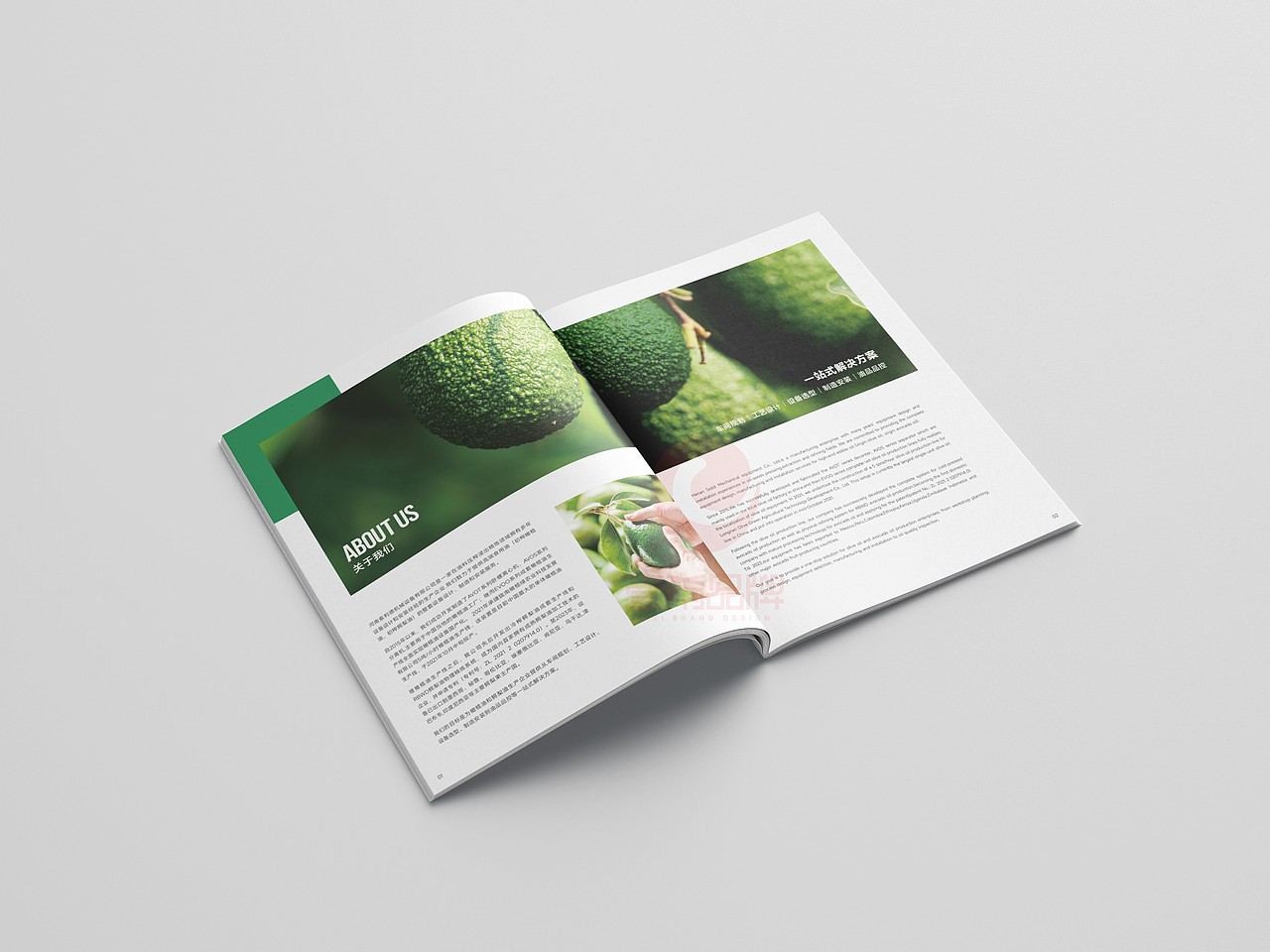一希品牌设计--食用植物油画册宣传册设计