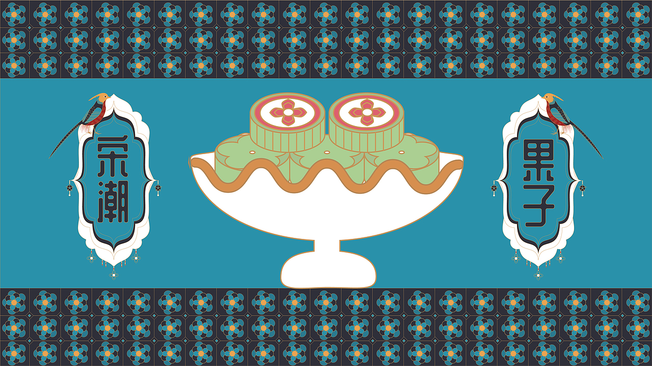 传统糕点包装设计（图ZMzU1NDA5MDgw） - 海报 - 站酷设计师草籽兒原创素材 - 站酷ZCOOL