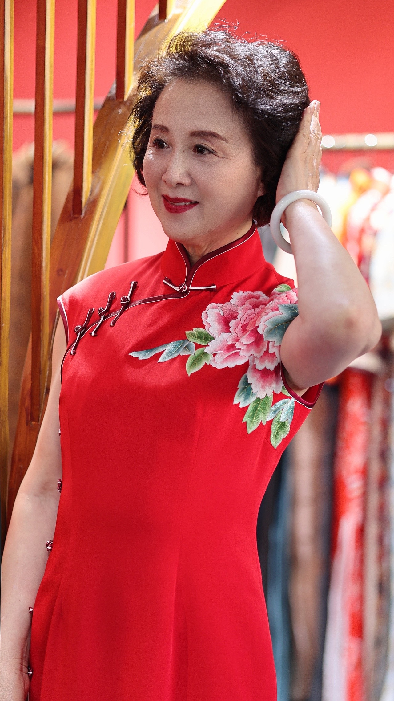 奶奶的旗袍街拍