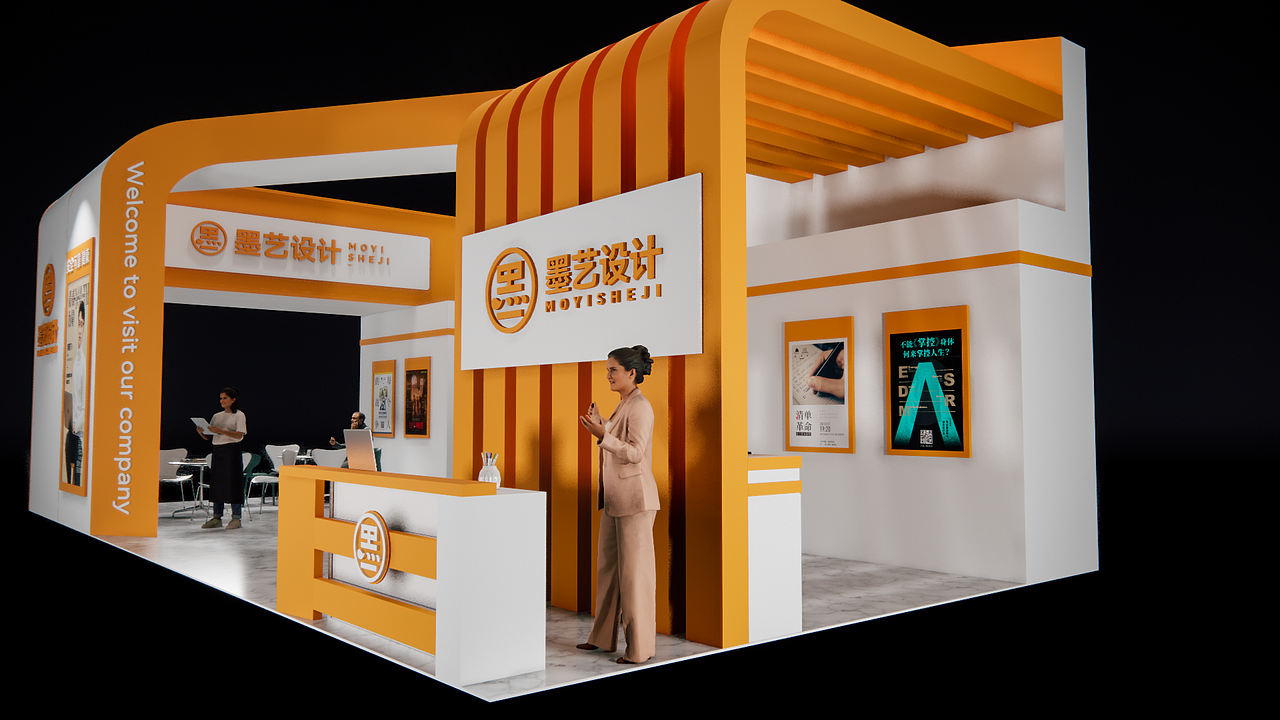 展厅-临摹（图ZMzQzNzI5NDIw） - 场景 - 站酷设计师墨艺GD原创素材 - 站酷ZCOOL