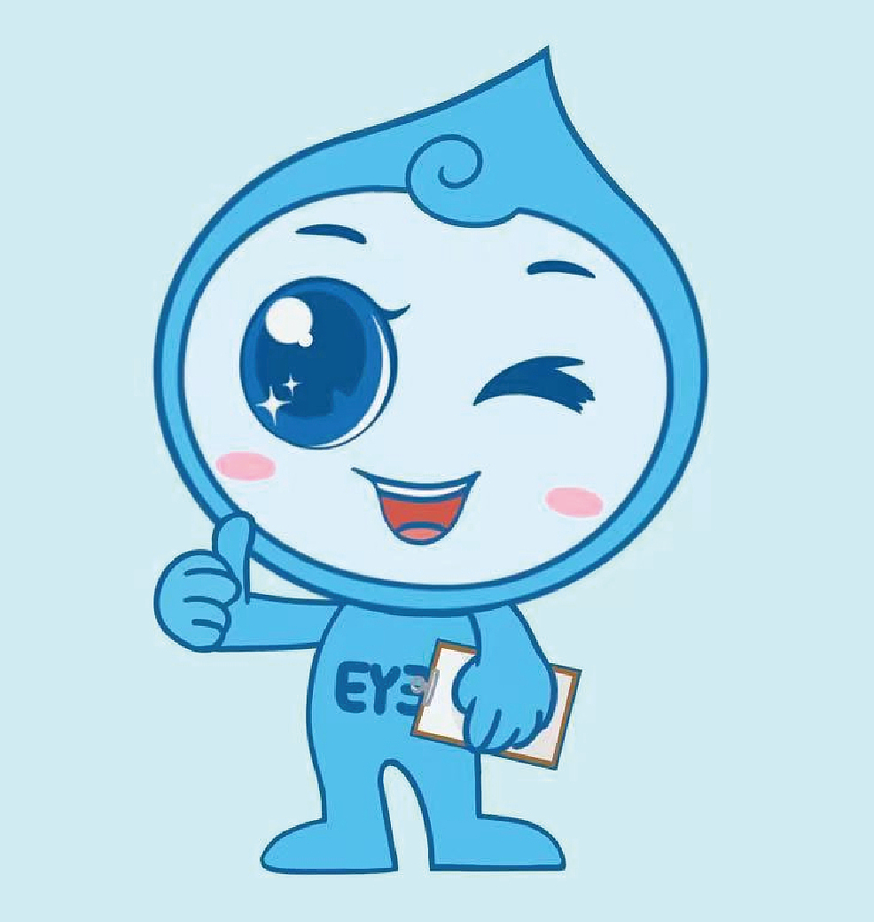 石家庄爱尔眼科十周年吉祥物卡通眼睛形象（图ZMjk4OTYyMDY0） - IP形象 - 站酷设计师宋林珊原创素材 - 站酷ZCOOL