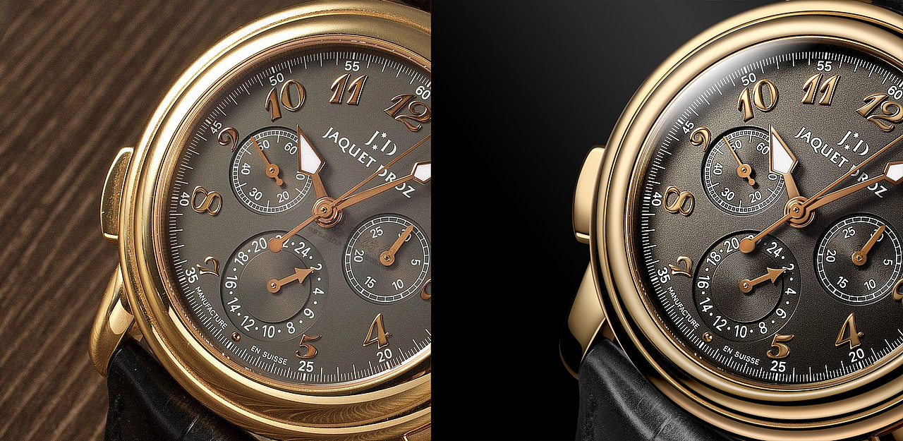 上课示范的手表修图