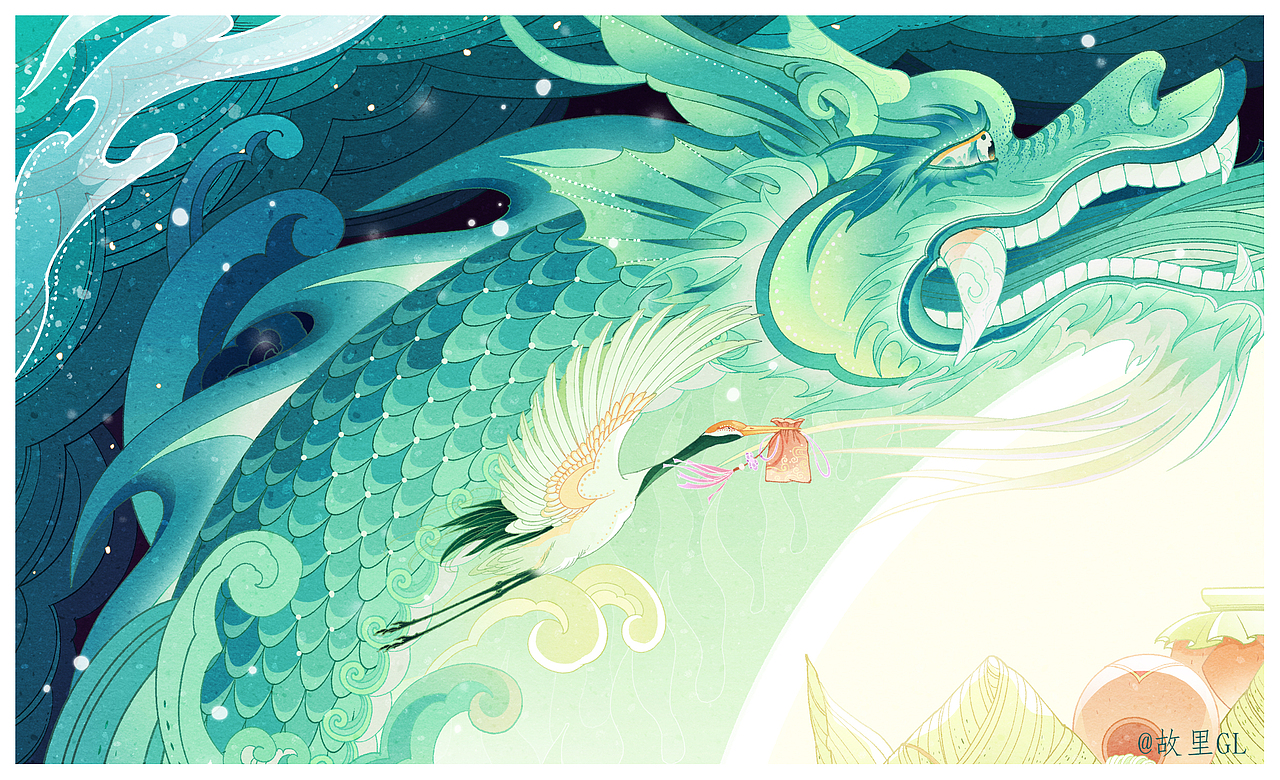 【粽迎端午】-端午包装（图ZMzM1Njk2Mjky） - 商业插画 - 站酷设计师故里Ya1原创素材 - 站酷ZCOOL