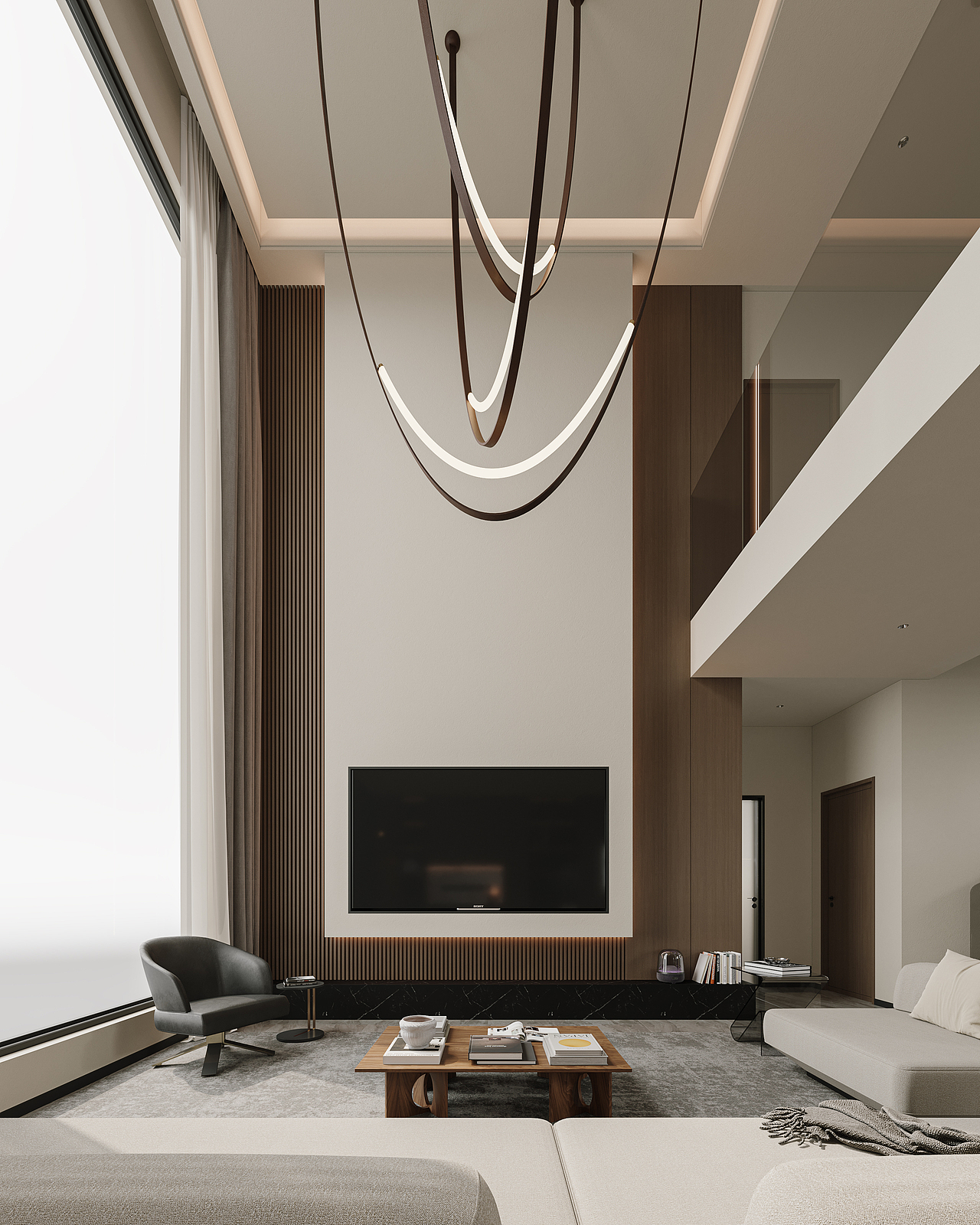 绘感视觉设计——意式极简复式设计案例（图ZMzUxNzQ2MzM2） - 家装设计 - 站酷设计师时间像庸医原创素材 - 站酷ZCOOL