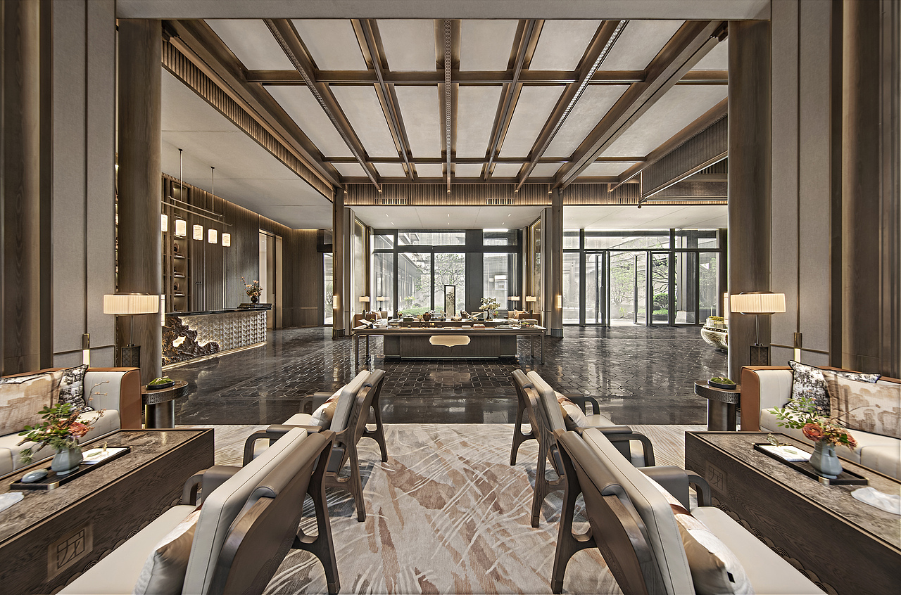 盘石设计 | 1300㎡中式设计，千年弦歌，续写宋代风雅（图ZMzI0ODg0Nzcy） - 商业空间设计 - 站酷设计师深圳盘石设计原创素材 - 站酷ZCOOL