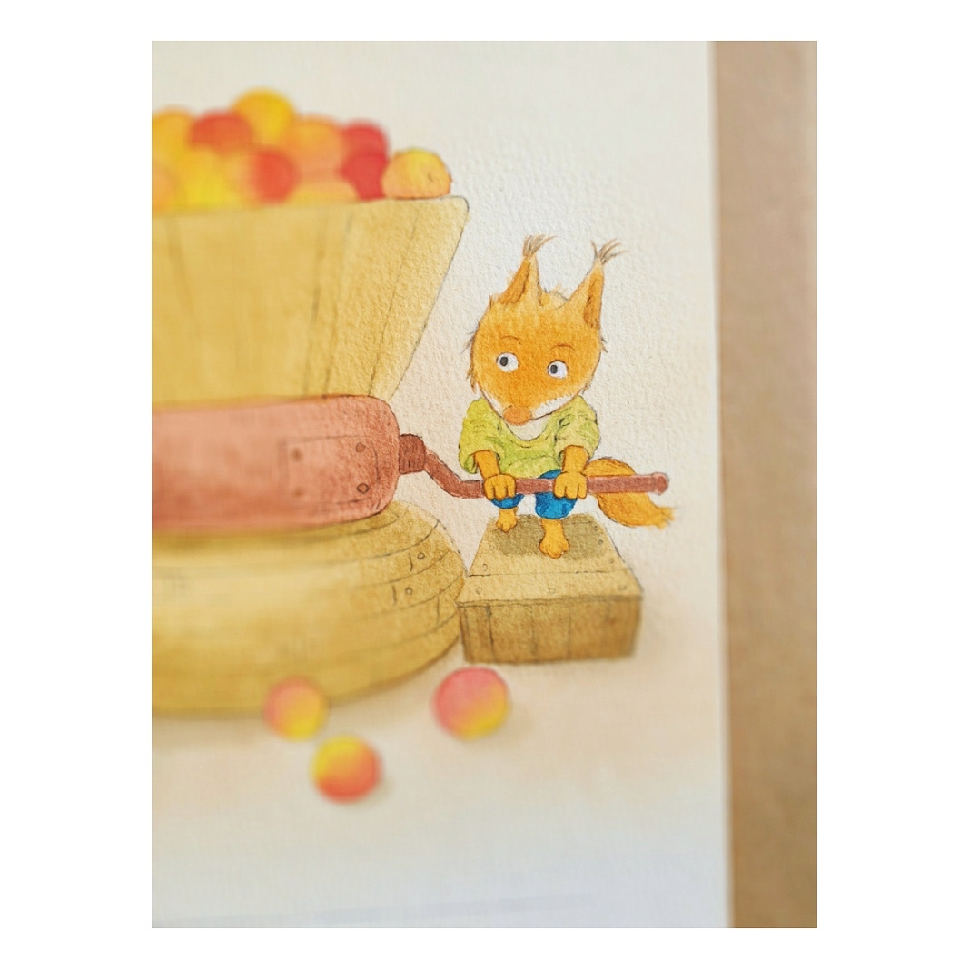 一群小松鼠忙碌的时刻（图ZMzM3NDY1MTE2） - 儿童插画 - 站酷设计师走神大佬原创素材 - 站酷ZCOOL