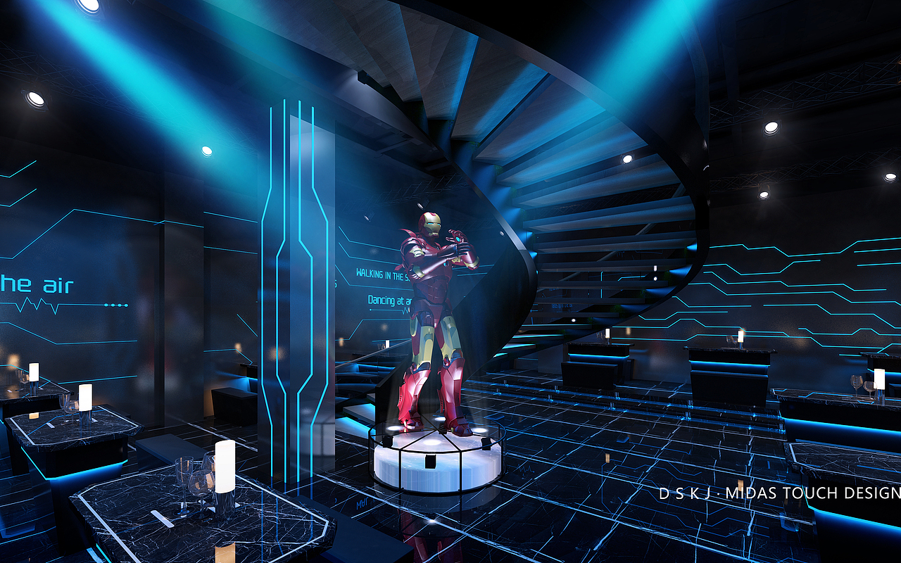 工业风酒吧案例