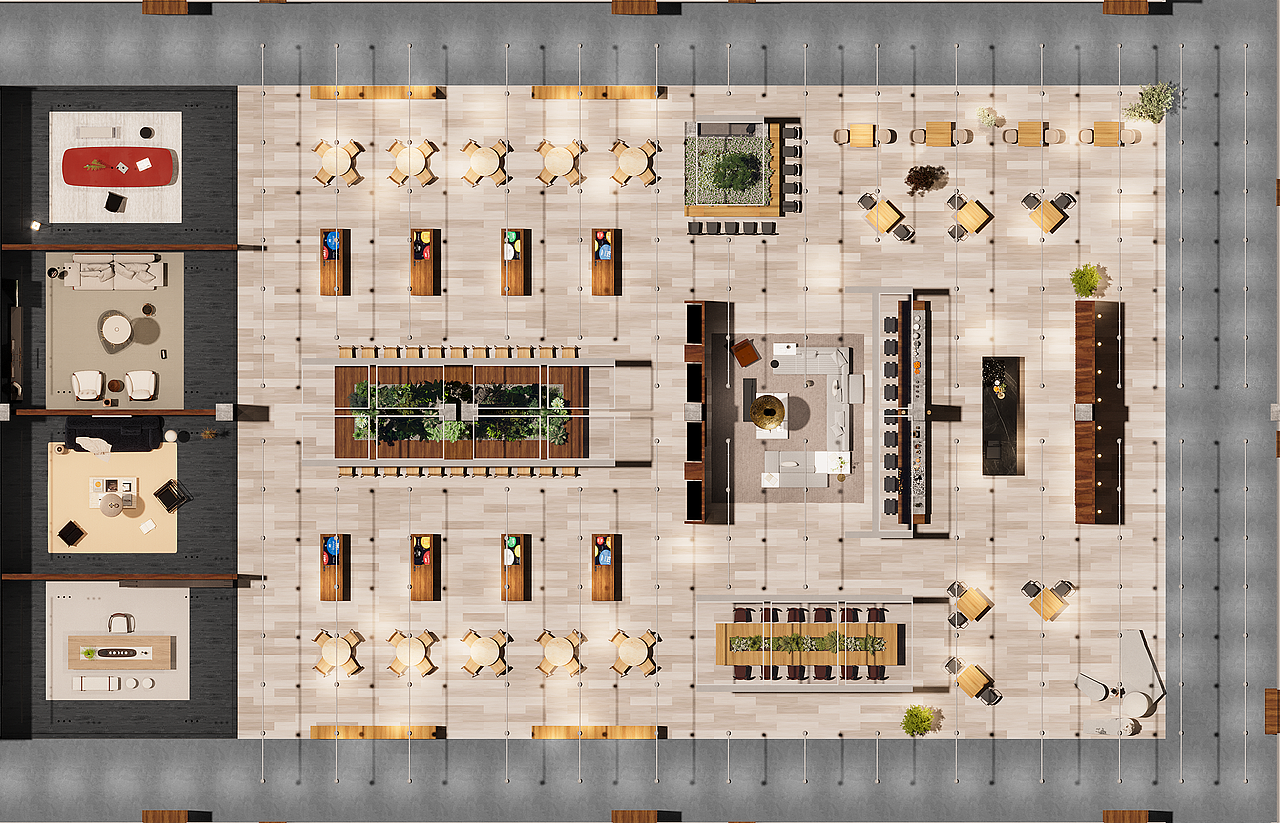 智能智造休闲区展厅一体化项目（图ZMzU0MzcxNjEy） - 展陈设计 - 站酷设计师MMC锐原创素材 - 站酷ZCOOL