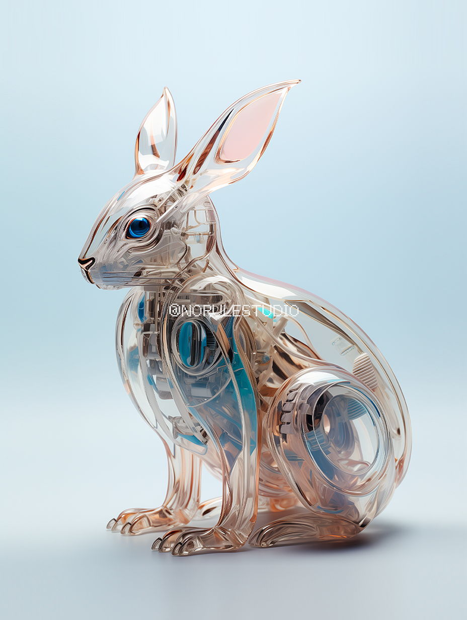 AIGC-动物水晶艺术品概念设计（图ZMzU0ODA5MzI0） - AI作品 - 站酷设计师Norulestudio原创素材 - 站酷ZCOOL