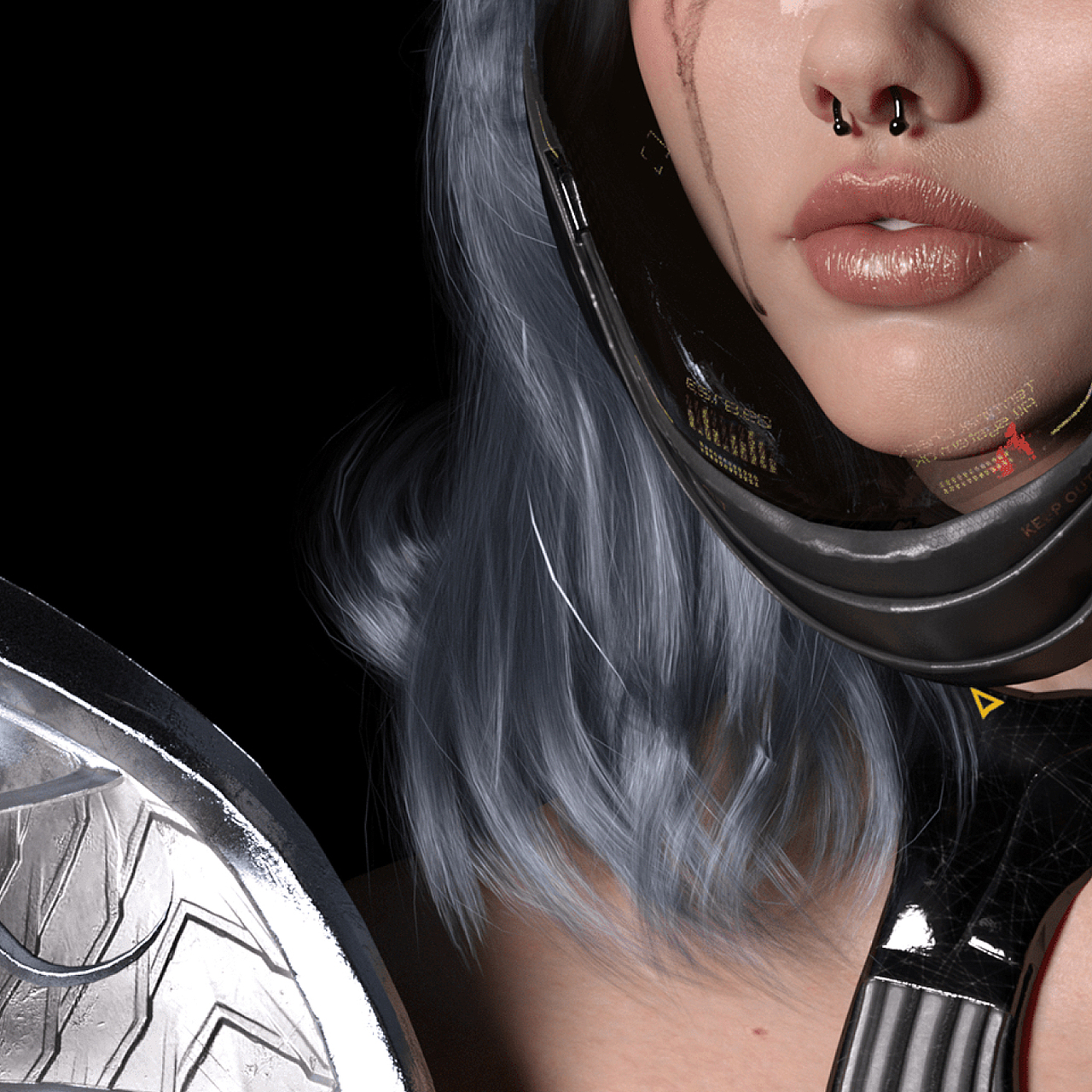 7 unique 3D characters anime-style