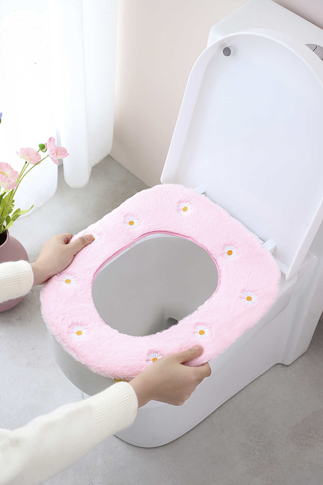 毛绒马桶垫の静物拍摄